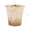 Hello Honey Terra-cotta Planter with Ruffled Edge, Distressed Natural Finish
